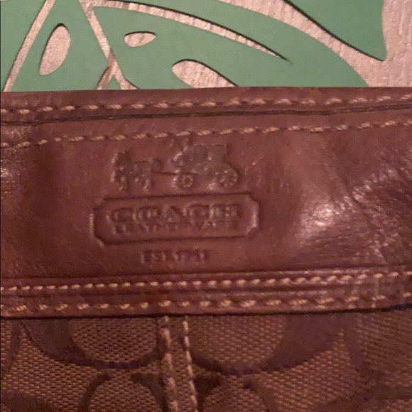 Coach Signature Bleecker Canvas Purse - Picture 7 of 10